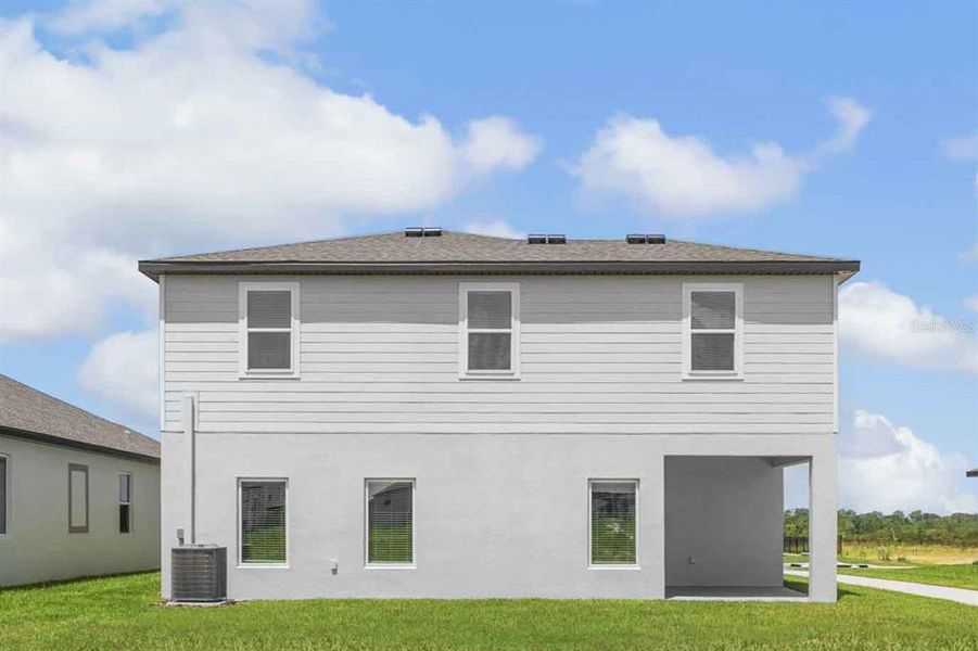Exterior details and patio area of a home in Gum Lake Preserve, Lake Alfred (Image 3).