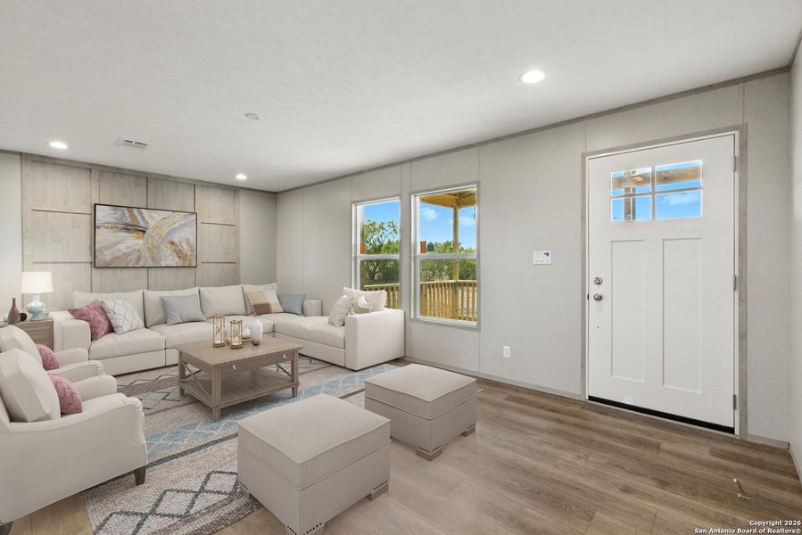 Furnished interior view inside a new home in , La Vernia (Image 5).