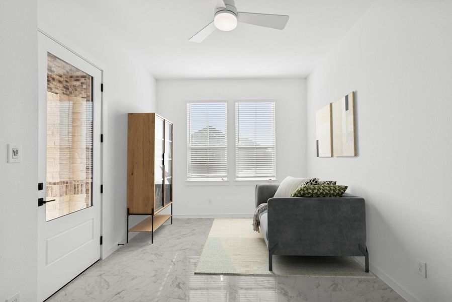 Extra Suite Plus living room (*Photo not of actual home and used for illustration purposes only.)