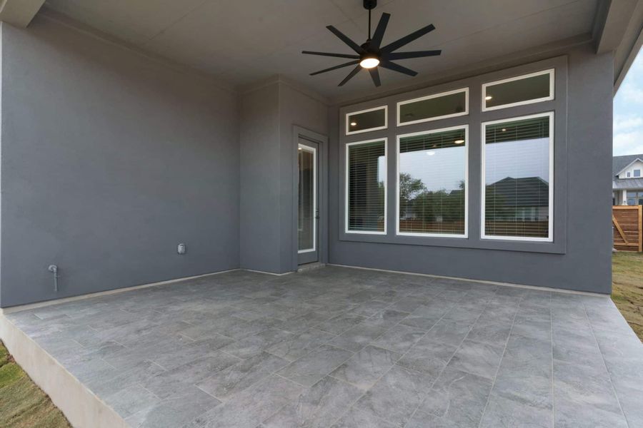 Exterior details and patio area of a home in Broken Oak, Georgetown (Image 18). Exterior details and patio area of a home in Broken Oak, Georgetown (Image 18).