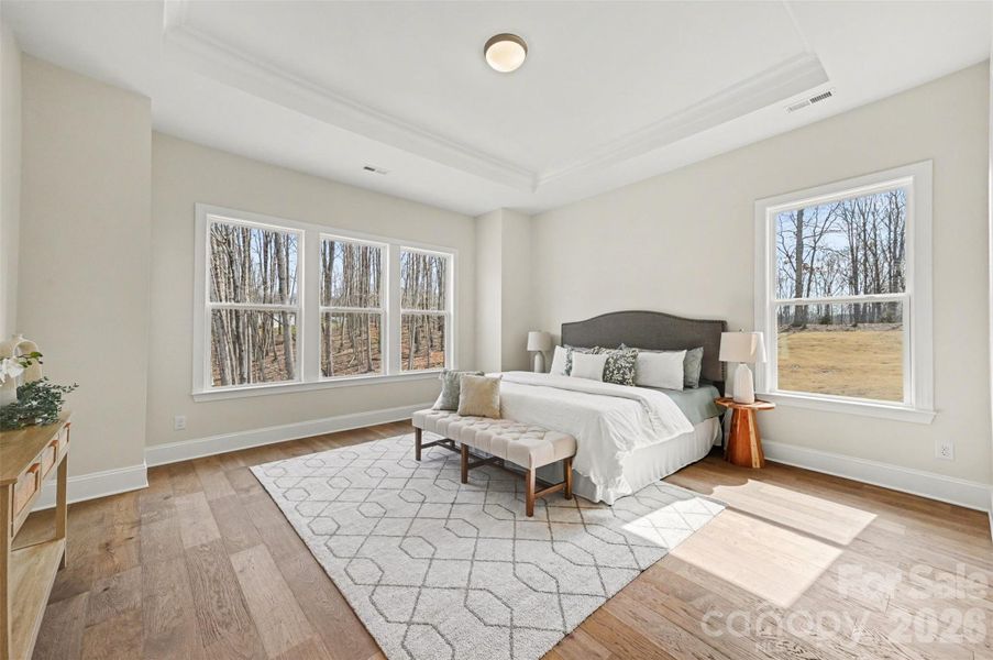 Furnished interior view inside a new home in Harbor Watch, Statesville (Image 28).