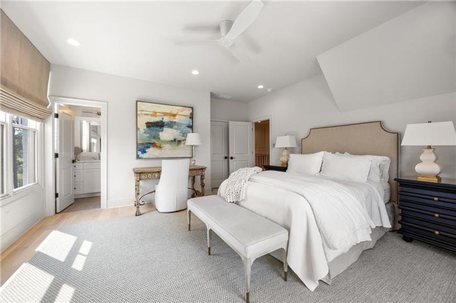 Furnished interior view inside a new home in Manor Estates, Alpharetta (Image 60).