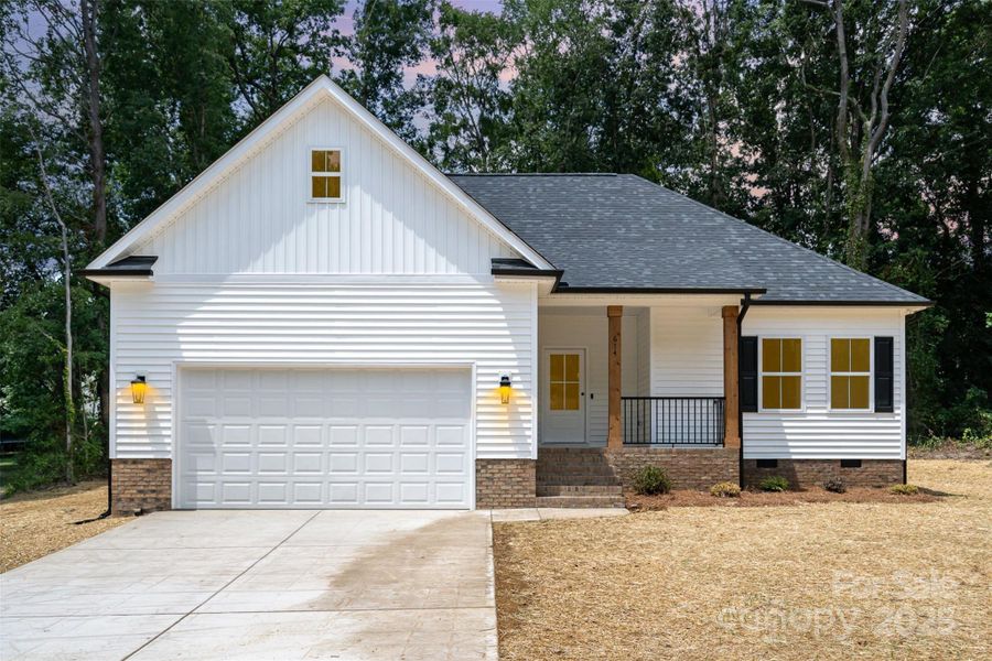 Front exterior of a new home in , Kannapolis, NC, highlighting curb appeal (Image 15).