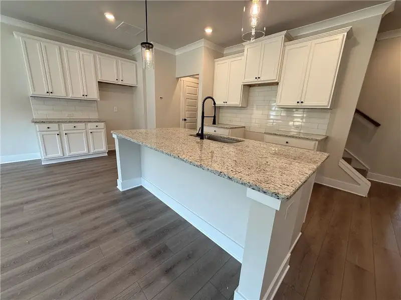 Furnished interior view inside a new home in The Towns at Auburn Station East, Auburn (Image 6).