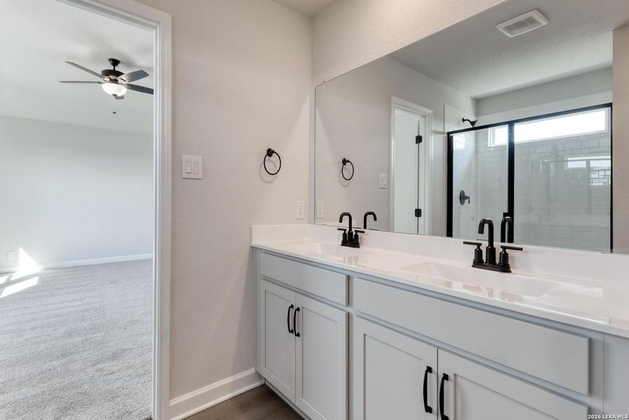 Furnished interior view inside a new home in Hennersby Hollow, San Antonio (Image 7).
