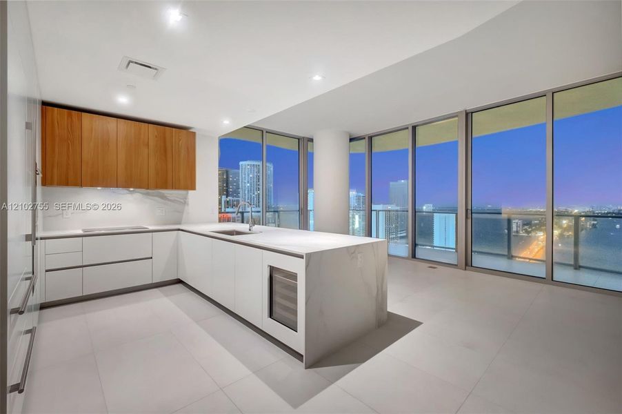 Furnished interior view inside a new home in , Miami (Image 21).