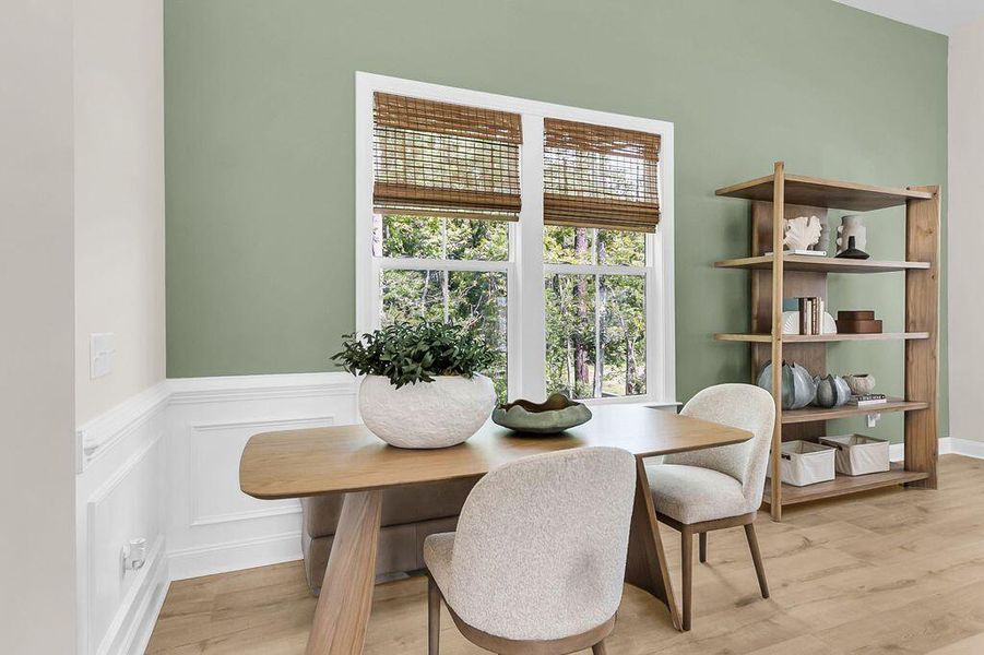 Furnished interior view inside a new home in Heron Preserve, Hanahan (Image 34). Furnished interior view inside a new home in Heron Preserve, Hanahan (Image 34).