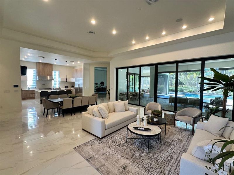 Furnished interior view inside a new home in , Montverde (Image 11). Furnished interior view inside a new home in , Montverde (Image 11).