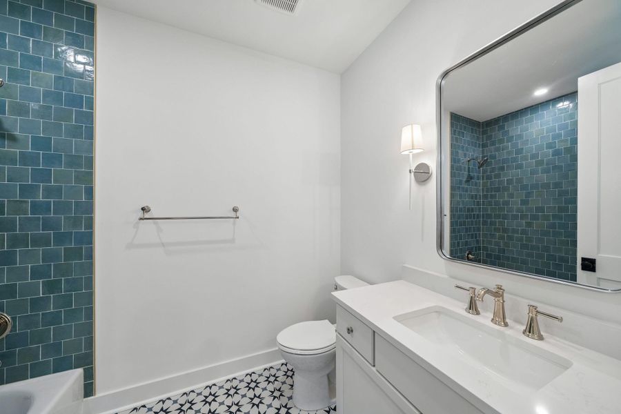 Furnished interior view inside a new home in , Mount Pleasant (Image 12).