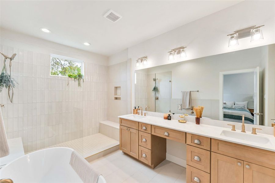 Furnished interior view inside a new home in , Houston (Image 7).