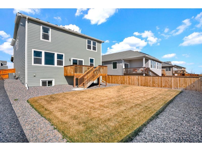 Exterior details and patio area of a home in Hidden Valley – Clover Collection, Severance (Image 3).