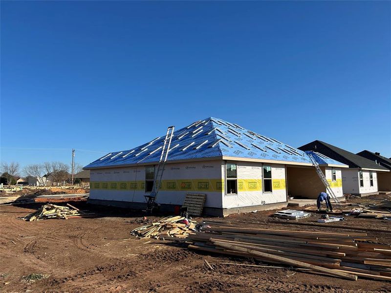 In-progress construction of a new home in , Abilene, TX (Image 10).
