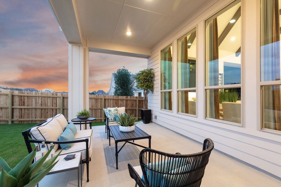 Representative Patio - some options shown Representative Patio - some options shown