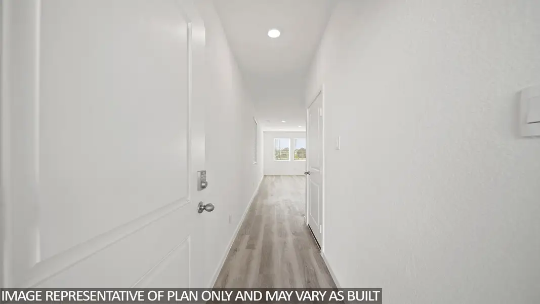 Representative unfurnished interior of a home built from the Gardenia by D.R. Horton in Pepper Creek Crossing, Temple (Image 8).