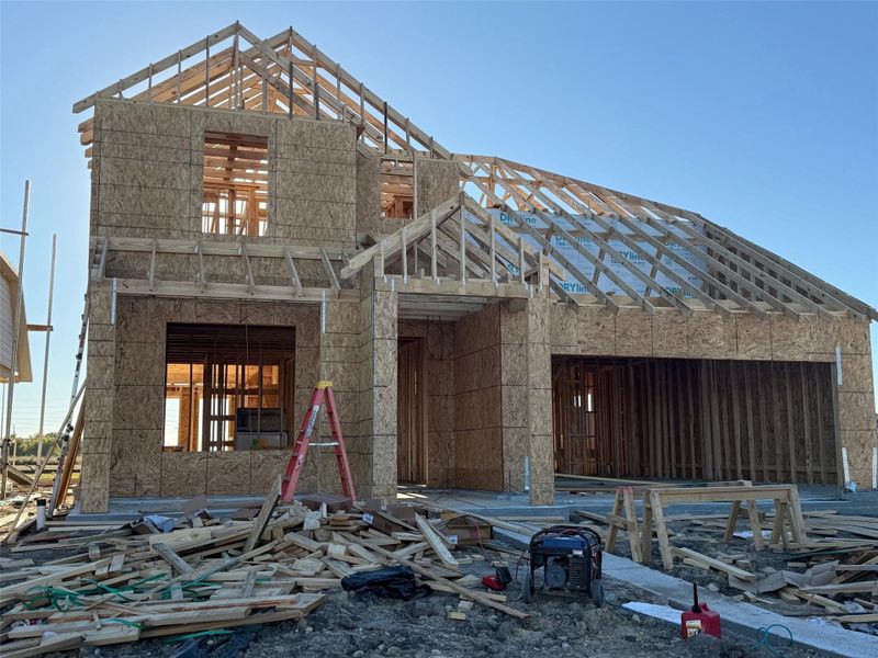 Actual progress of your home