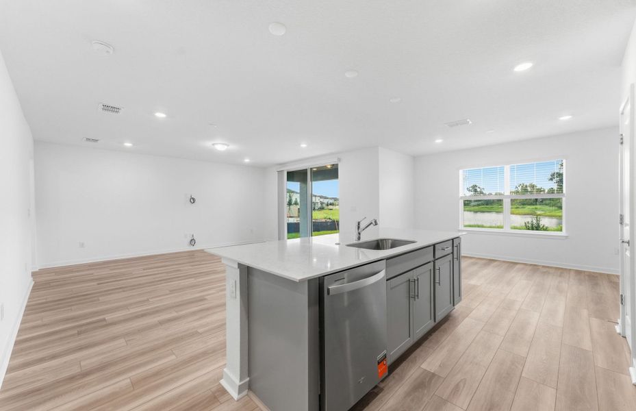 Furnished interior view inside a new home in Oakfield Trails, Parrish (Image 7).