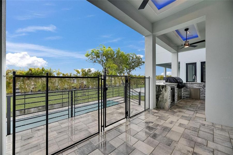 Exterior details and patio area of a home in , Apollo Beach (Image 51).