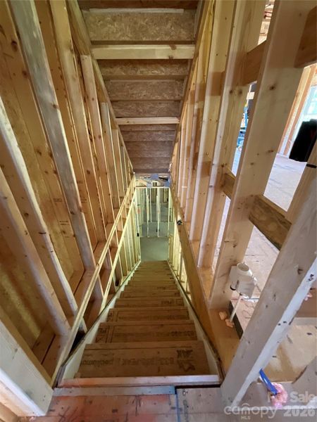 staircase to basement
