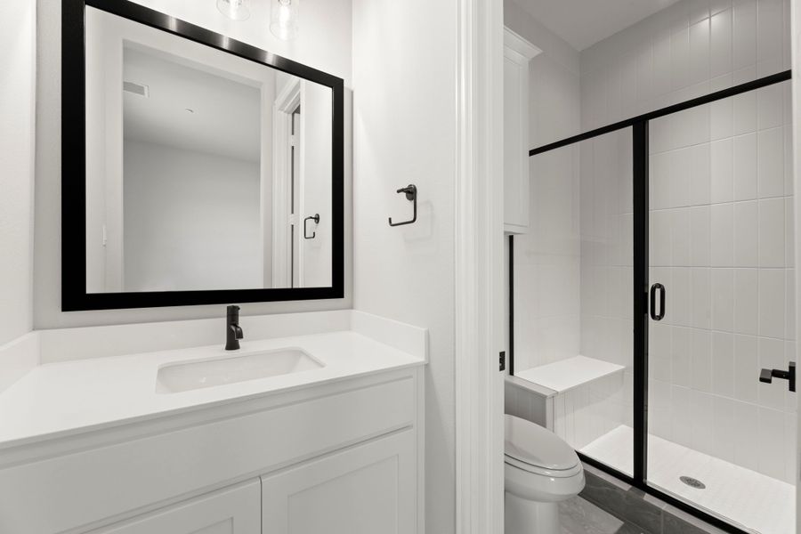 Representative furnished interior of a home built from the Derby by Windsor Homes in Ridge Pointe Estates, McLendon-Chisholm (Image 8).