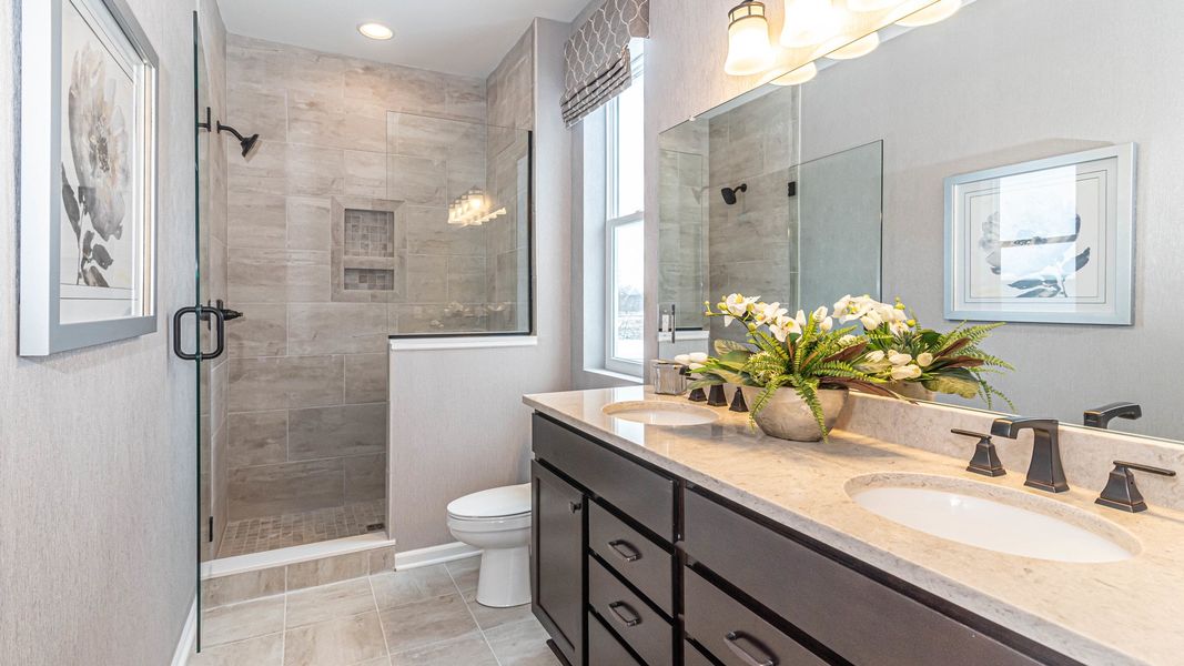 Representative furnished interior of a home built from the The Kensington by Norfolk Homes in Valleys, Jackson (Image 33).