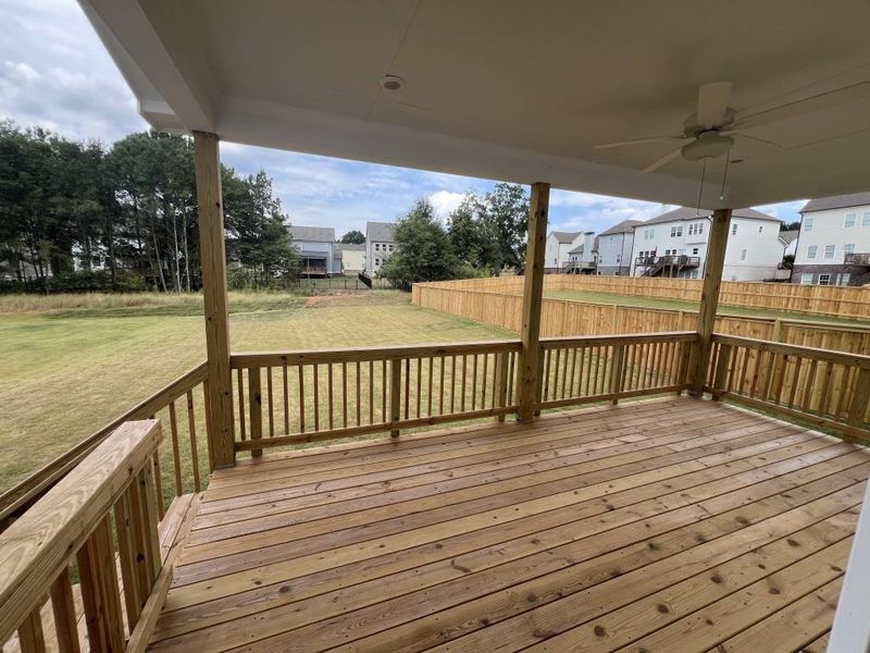 Exterior details and patio area of a home in Willow Creek, Watkinsville (Image 2).