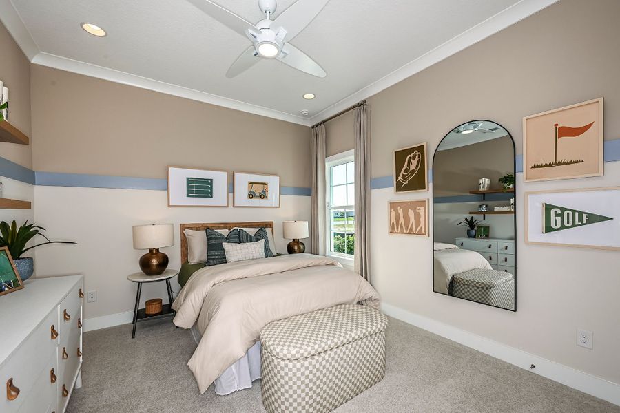 Representative furnished interior of a home built from the Key West II by Homes by WestBay in Crosswind Ranch, Parrish (Image 22).