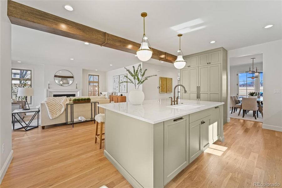 Furnished interior view inside a new home in , Denver (Image 8).