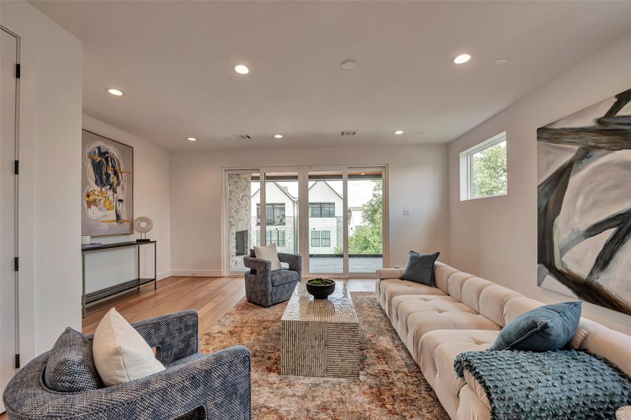 Furnished interior view inside a new home in , Houston (Image 13). Furnished interior view inside a new home in , Houston (Image 13).