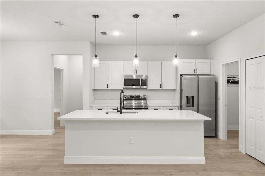 Furnished interior view inside a new home in , Ocala (Image 9).