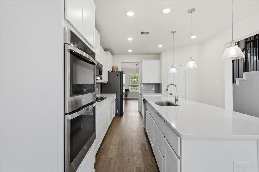 Furnished interior view inside a new home in , Willis (Image 7).