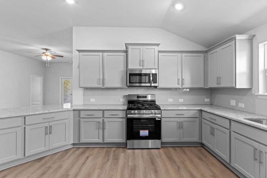 Furnished interior view inside a new home in River Ranch Trails, Dayton (Image 7).