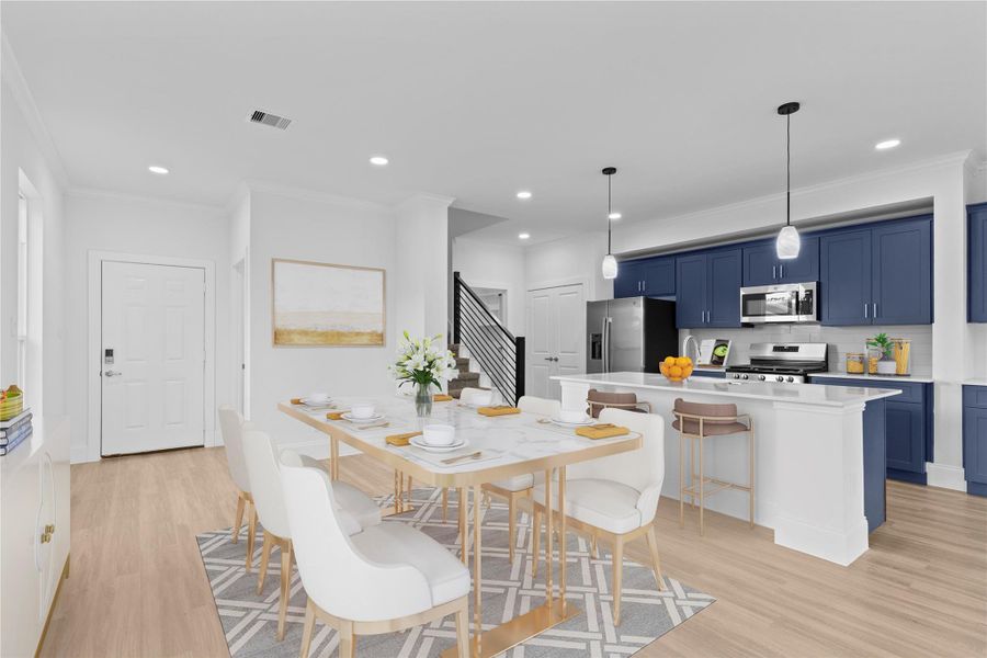 Look at the dramatic iron stairway!  Let us discover more!