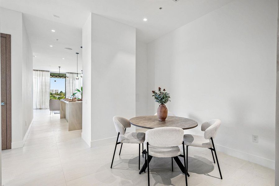 Furnished interior view inside a new home in , Delray Beach (Image 11).