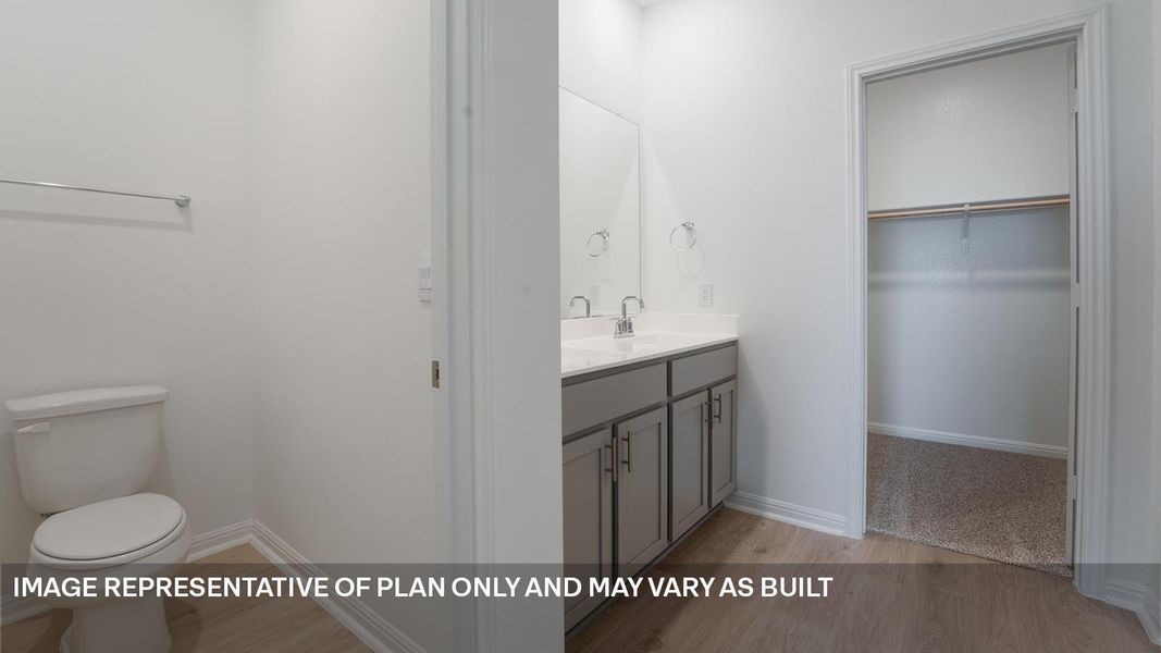 Furnished interior view inside a new home in Prairie Lakes, Buda (Image 7).