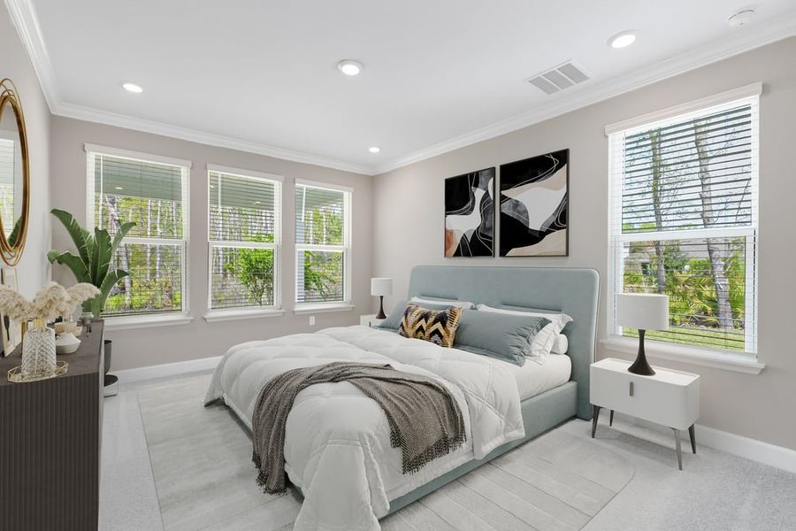 Representative furnished interior of a home built from the La Palma by Taylor Morrison in Colbert Landings, Palm Coast (Image 7).