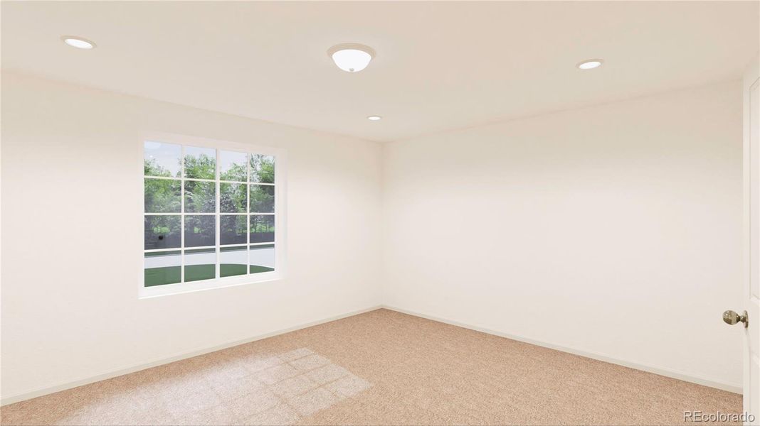 Spacious, unfurnished interior of a new home in Reunion, Commerce City (Image 16). Spacious, unfurnished interior of a new home in Reunion, Commerce City (Image 16).