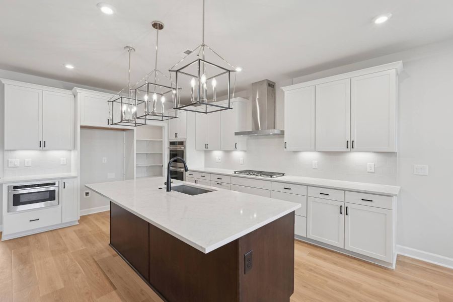 Representative furnished interior of a home built from the Aspen Creek by Tri Pointe Homes in The Meadows Collection at Serenity, Fuquay Varina (Image 8).
