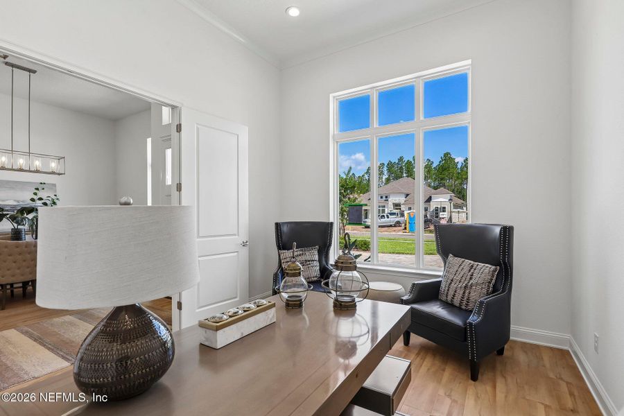 Furnished interior view inside a new home in SilverLeaf, St. Augustine (Image 57).