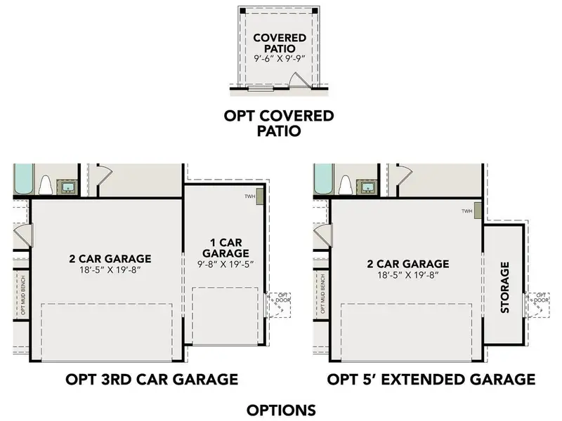 2D floor plan layout of this home in Caney Creek Place, Conroe, TX (Image 6). 2D floor plan layout of this home in Caney Creek Place, Conroe, TX (Image 6).
