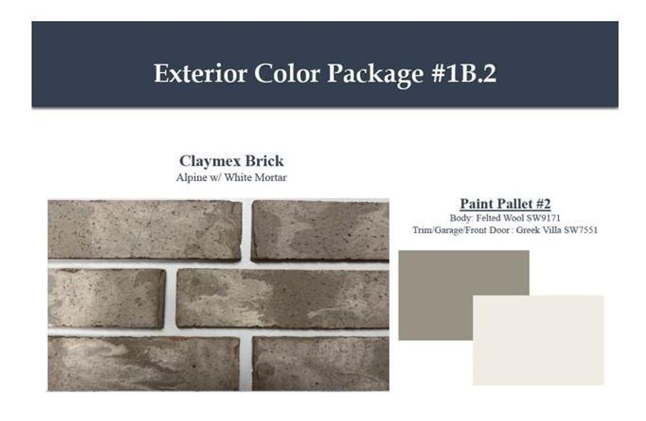 Sample of building materials used in homes in Laurel Landing, Alvin (Image 6).