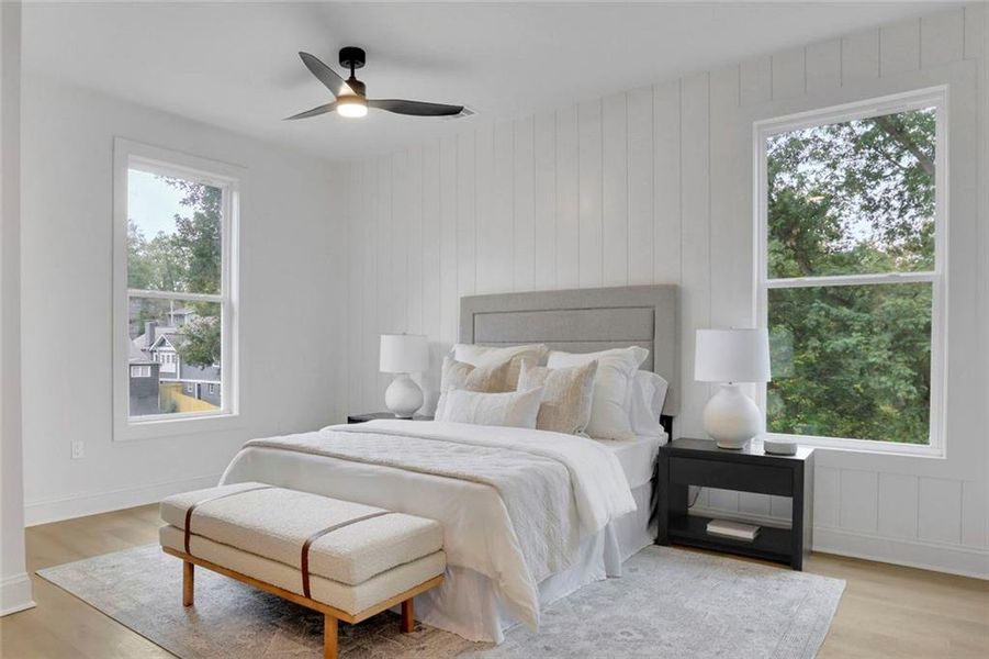 Furnished interior view inside a new home in , Atlanta (Image 42).