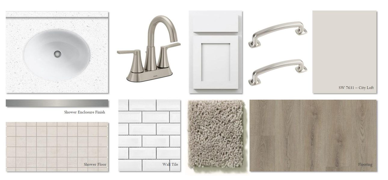 Sample of building materials used in homes in Midtown at Nexton, Summerville (Image 45).