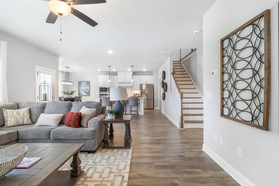 Furnished interior view inside a new home in Ridge Pointe, Athens (Image 28).