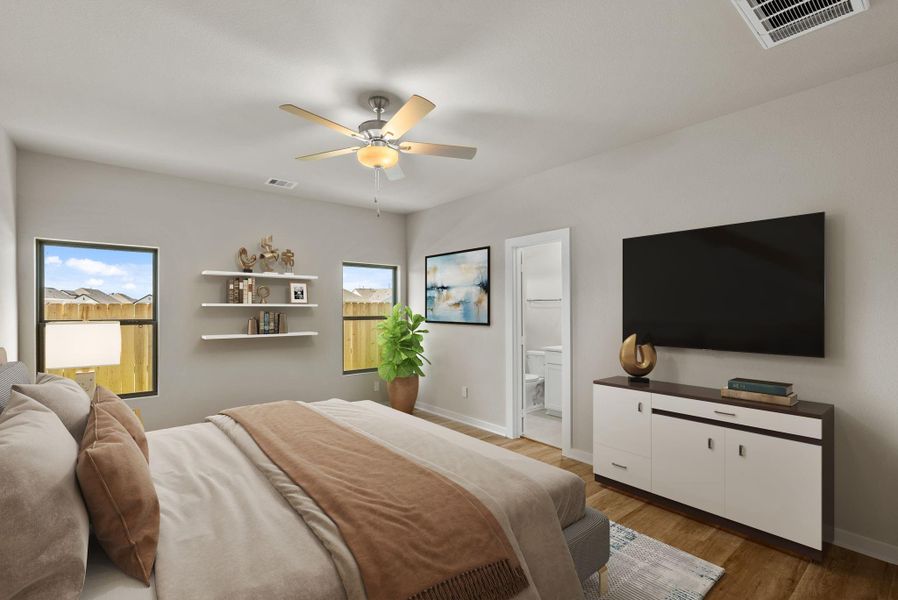 Furnished interior view inside a new home in Creekhaven, Rosharon (Image 10).