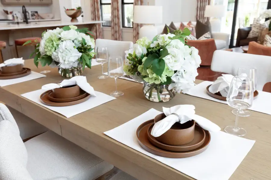 Representative Dining Room - some options shown