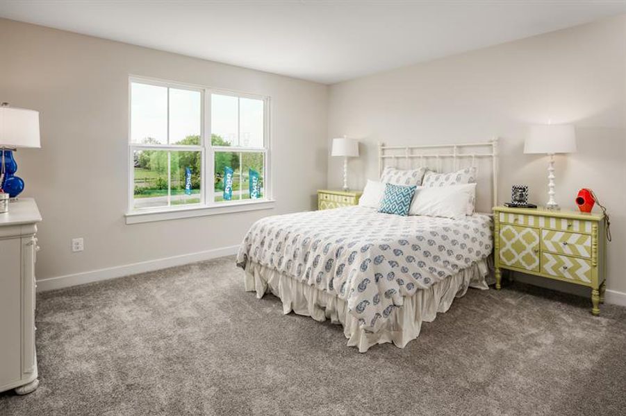 Representative furnished interior of a home built from the York by Ryan Homes in Windsor Estates, Walhalla (Image 17).