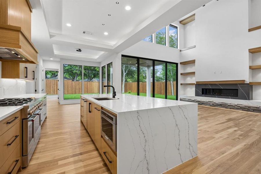 Furnished interior view inside a new home in , Dallas (Image 6).