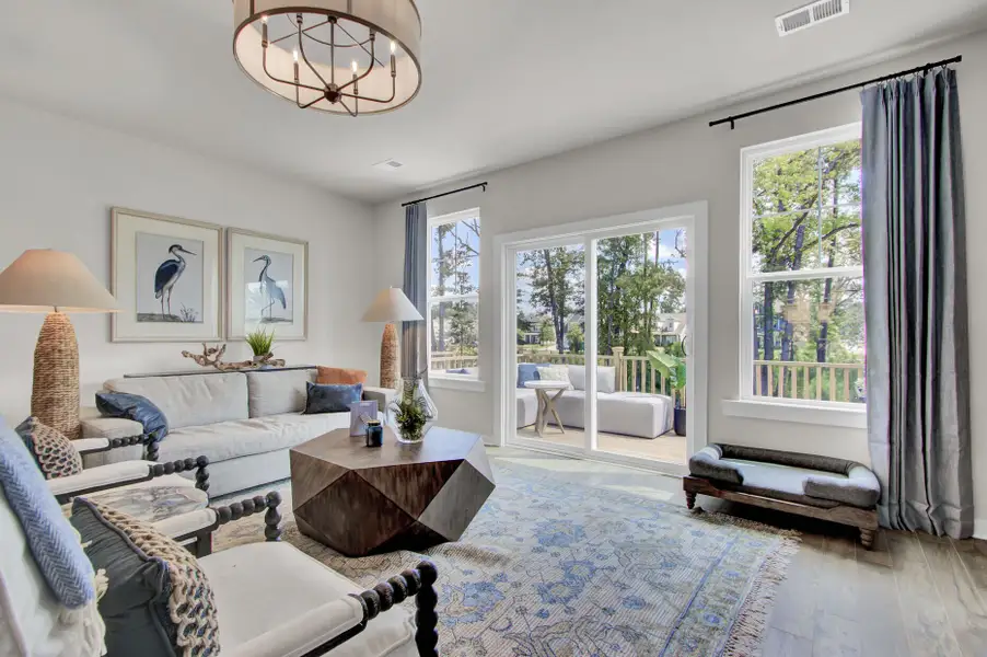 Furnished interior view inside a new home in , Johns Island (Image 9). Furnished interior view inside a new home in , Johns Island (Image 9).