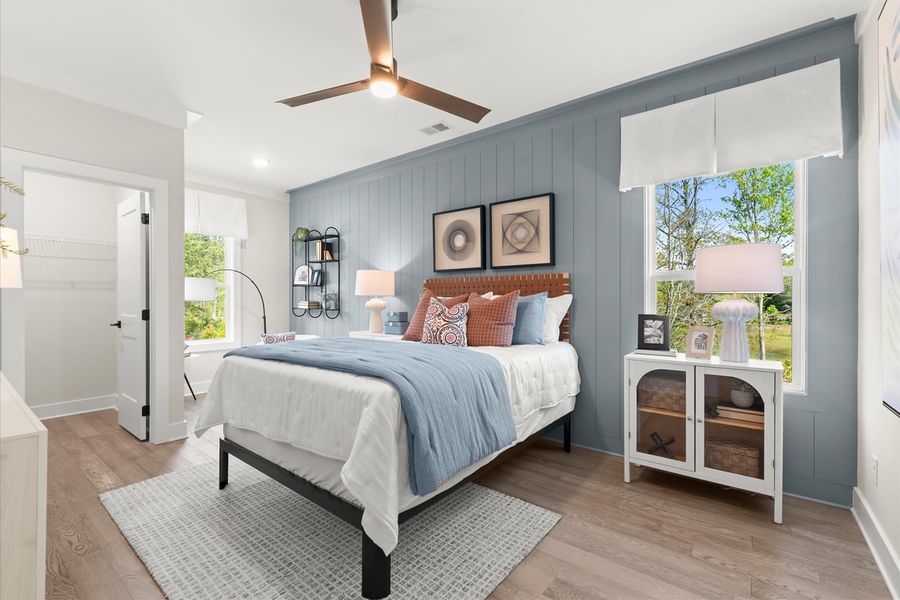 Representative furnished interior of a home built from the Trenton by Brock Built in The Shoal, Santa Rosa Beach (Image 37).