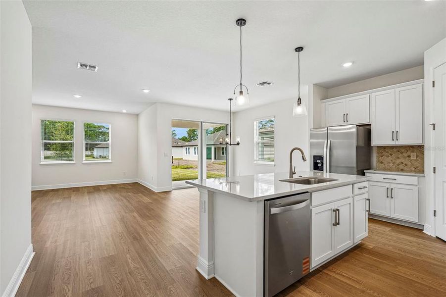 Furnished interior view inside a new home in Legends Preserve - Signature Series, Daytona Beach (Image 13).